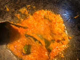 Tahu tempe kuah santan pedas