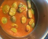 A picture of step 5 of Olives with fish head stew.