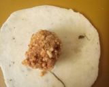 A picture of step 8 of Bedmi puri.