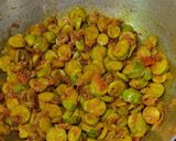 A picture of step 3 of Maharashtrian style Tondli Sabji With Goda Masala.