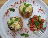 A picture of step 6 of Jacket potato.