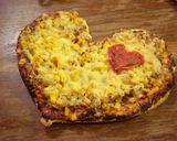 Valentin napi pizza recept fázis 10 fotója