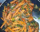 A picture of step 3 of Shredded beef sauce.