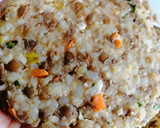 Foto del paso 9 de la receta: Burger de lentejas, bulgur y arroz