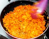 A picture of step 3 of Restaurant Style veg schezwan rice.