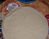 A picture of step 3 of Aalu k Samosay in 3 different Shape.