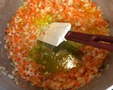 A picture of step 3 of Mirepoix Rice.