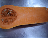 Foto del paso 1 de la receta: Tarta de calabaza y queso de base integral