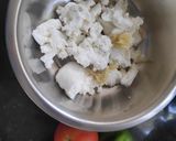 A picture of step 1 of Paneer Peri peri sandwich.
