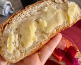 Hình bước làm 2 của món 💚 Bánh Mì Sữa Kẹp Bơ & Trái Cây