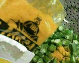 A picture of step 4 of Bhindi masala.