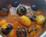 A picture of step 3 of Baby Potato And Baby Brinjal Curry.