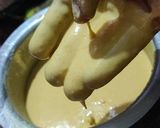 A picture of step 3 of Raw Banana Bajji/Vazhakkai Bajji.