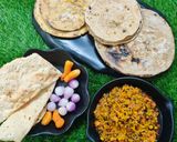 A picture of step 4 of Fresh turmeric sabzi.