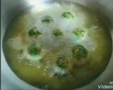 A picture of step 4 of Arvi leaf qofta.