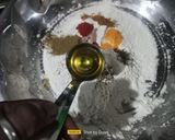 A picture of step 1 of Methi Bathua Paratha.