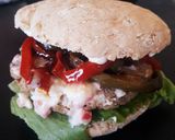Foto del paso 4 de la receta: Hamburguesas de pollo con mayonesa de ajo y pan casero
