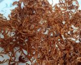 A picture of step 3 of Crispy Fried onions / birista.