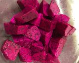 A picture of step 1 of Mixed Fruit Juice.