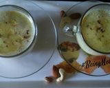 A picture of step 4 of Kesari Badam Pista Milk.
