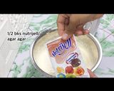 Foto langkah ke 2 dari resep BOLU NUTRIJELL KUKUS TAKARAN GELAS (LEMBUT BANGET).