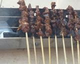 Foto langkah ke 3 dari resep Sate Sapi Bumbu Kacang #KitaBerbagi.