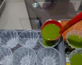 Foto langkah ke 5 dari resep Puding Lumut Pandan Gula Melaka.