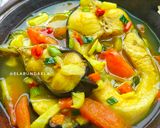 Foto langkah ke 4 dari resep Ikan Patin Kuah Kuning.