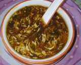 A picture of step 9 of Chicken manchow soup.
