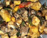 Foto langkah ke 5 dari resep Oseng kerang kali/air tawar + tahu kuning.