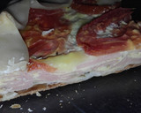 Foto del paso 7 de la receta: Tarta de jamón, tomate y queso o pizza con pascualina, súper fácil y rápida