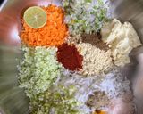 A picture of step 1 of Left Over White Rice,Paneer & Veggie Cutlets.