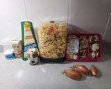 Foto del paso 1 de la receta: Pasta con setas, trufa, chalota y vino