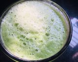 A picture of step 1 of Cucumber juice with sabja seeds.
