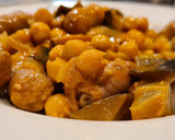 Foto del paso 6 de la receta: Garbanzos con salchichas y berenjenas