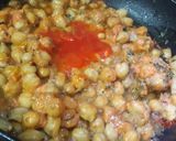 A picture of step 1 of Aloo Tikki Chole Chaat.