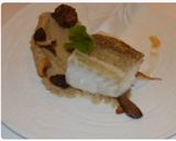 Foto del paso 4 de la receta: Bacalao confitado sobre puré de castañas y setas