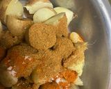 A picture of step 2 of Baby potatoes fry.