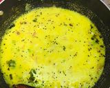 A picture of step 9 of Rava Upma.