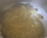 A picture of step 2 of Garlic Butter Salmon and Cavalo Nero Pasta.