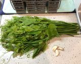 炒龍鬚菜的食譜步驟1照片