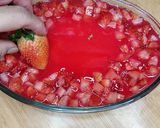 A picture of step 5 of Strawberry mahalabia ||Arabic dessert || strawberry milk pudding.