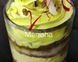 A picture of step 2 of Thandai Tiramisu.