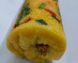 Foto langkah ke 10 dari resep Flossroll Abon/Roti Gulung Abon Lowcarb/Debm/Keto.