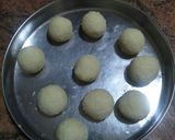 A picture of step 3 of Paneer Coconut laddu.