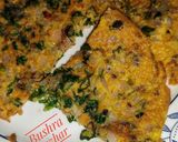 A picture of step 9 of Okra (Bhindi) Omelette.