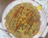 Foto langkah ke 4 dari resep Telur Dadar Tempe Jamur.