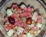 A picture of step 7 of Tarka Aloo Chaana Chaat 😋.