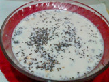 ओवर नाइट ओट्स मिल्क विद फ्रूट्स