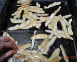 عکس مرحله 3 از دستور چطور چیپس پوست سیب زمینی درست کنیم